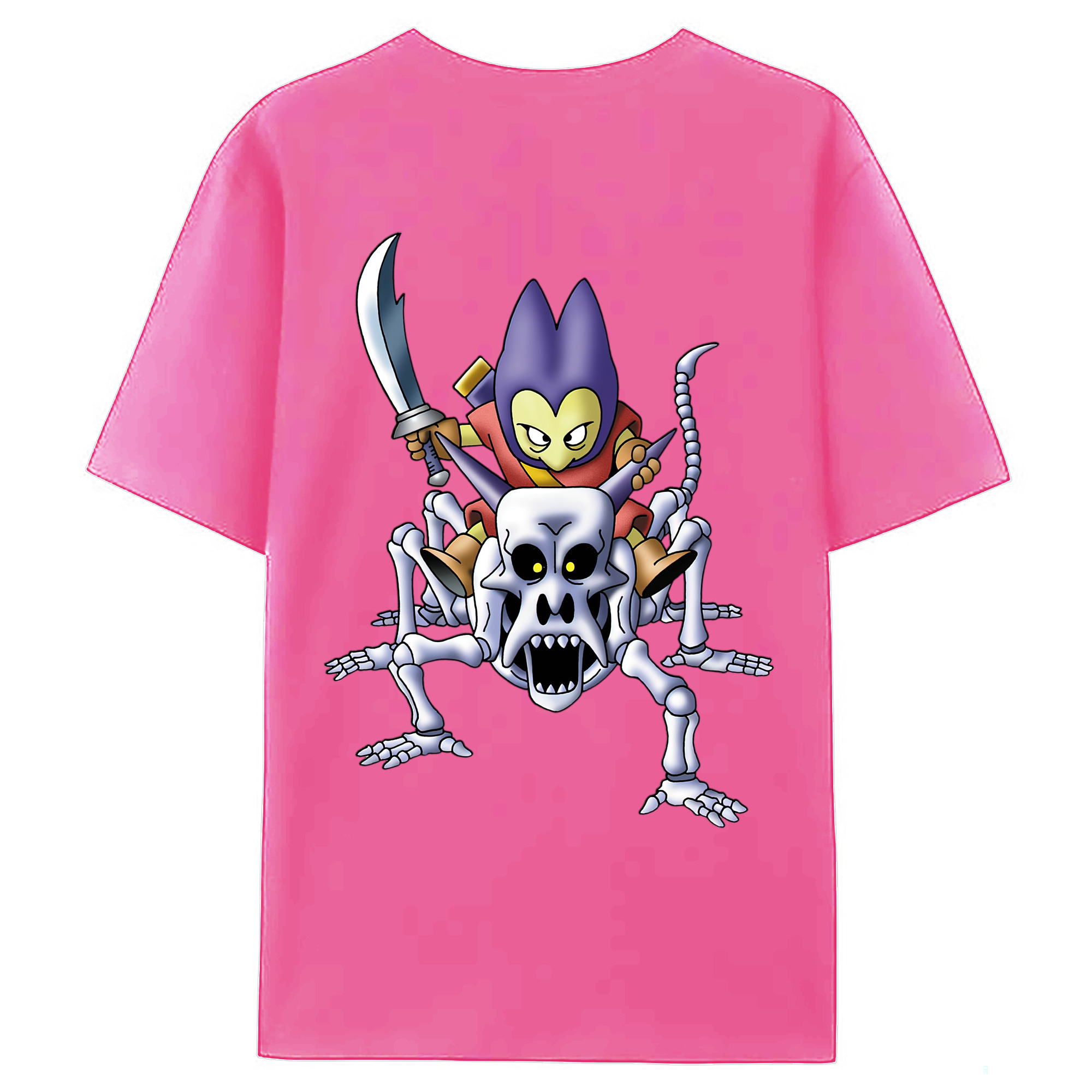 （画像用） ドラゴンクエスト Doragon Kuesuto Dragon Quest レディース半袖Tシャツ(バックプリント)